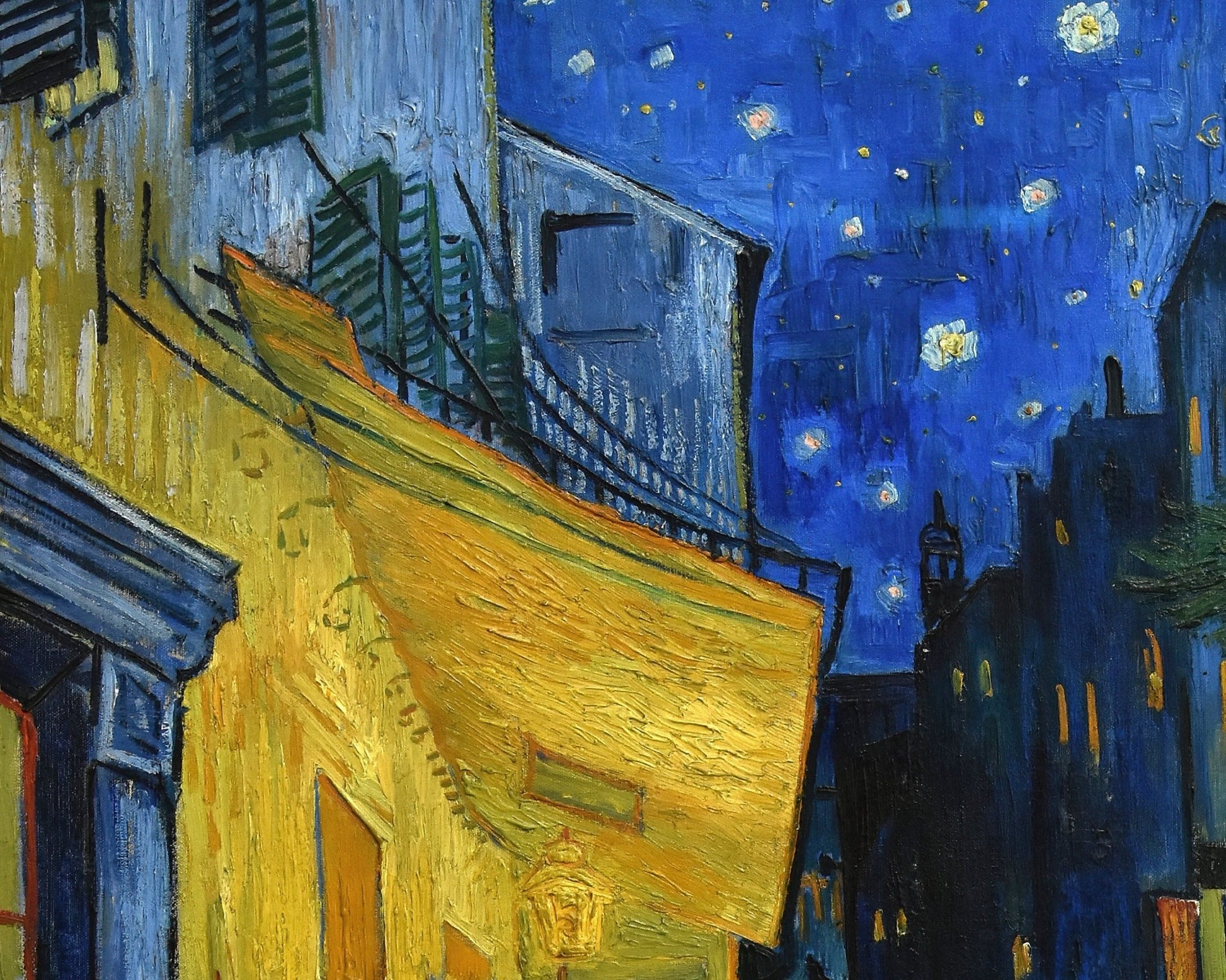 Vincent Van Gogh "Café Terrace at Night" (c.1888) - Mabon Gallery