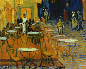 Vincent Van Gogh "Café Terrace at Night" (c.1888) - Mabon Gallery