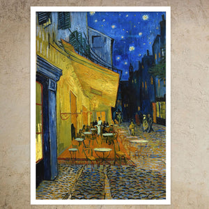 Vincent Van Gogh "Café Terrace at Night" (c.1888) - Mabon Gallery