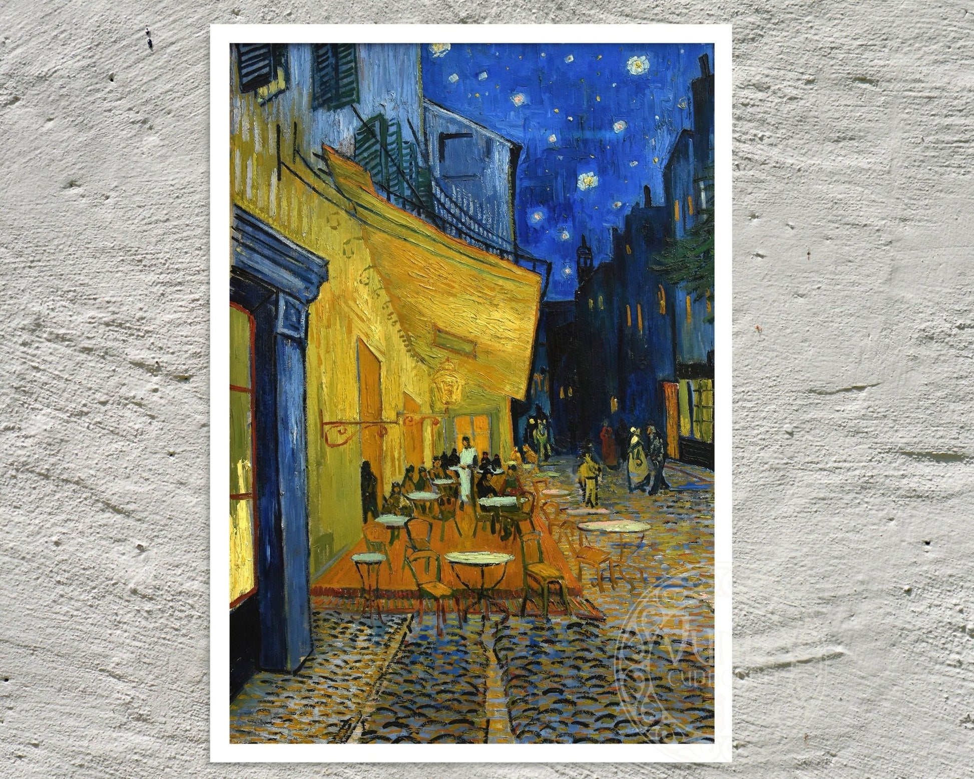 Vincent Van Gogh "Café Terrace at Night" (c.1888) - Mabon Gallery