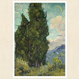 Vincent Van Gogh "Cypresses" (c.1889) - Mabon Gallery