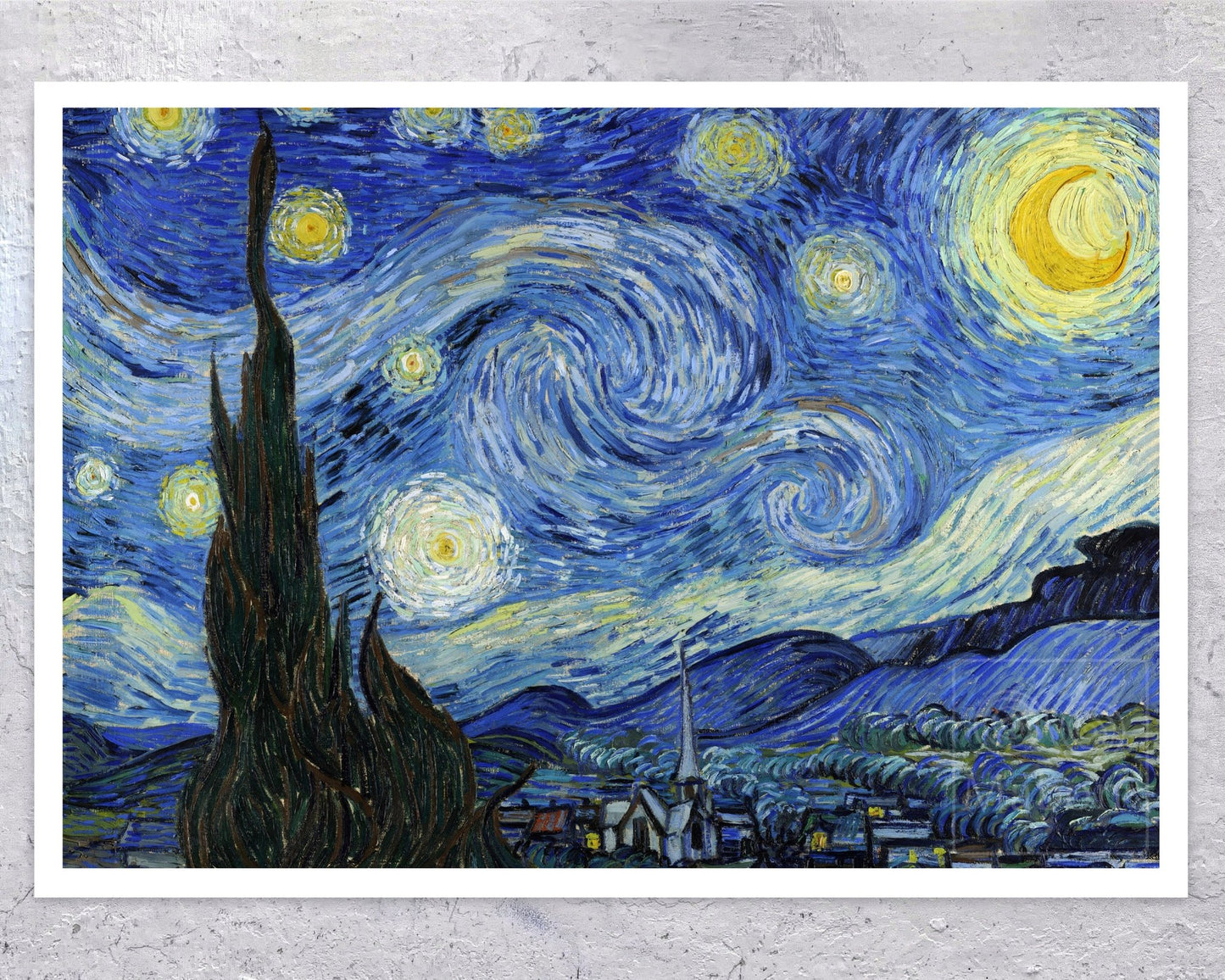 Vincent Van Gogh "Starry Night" (c.1889) - Mabon Gallery