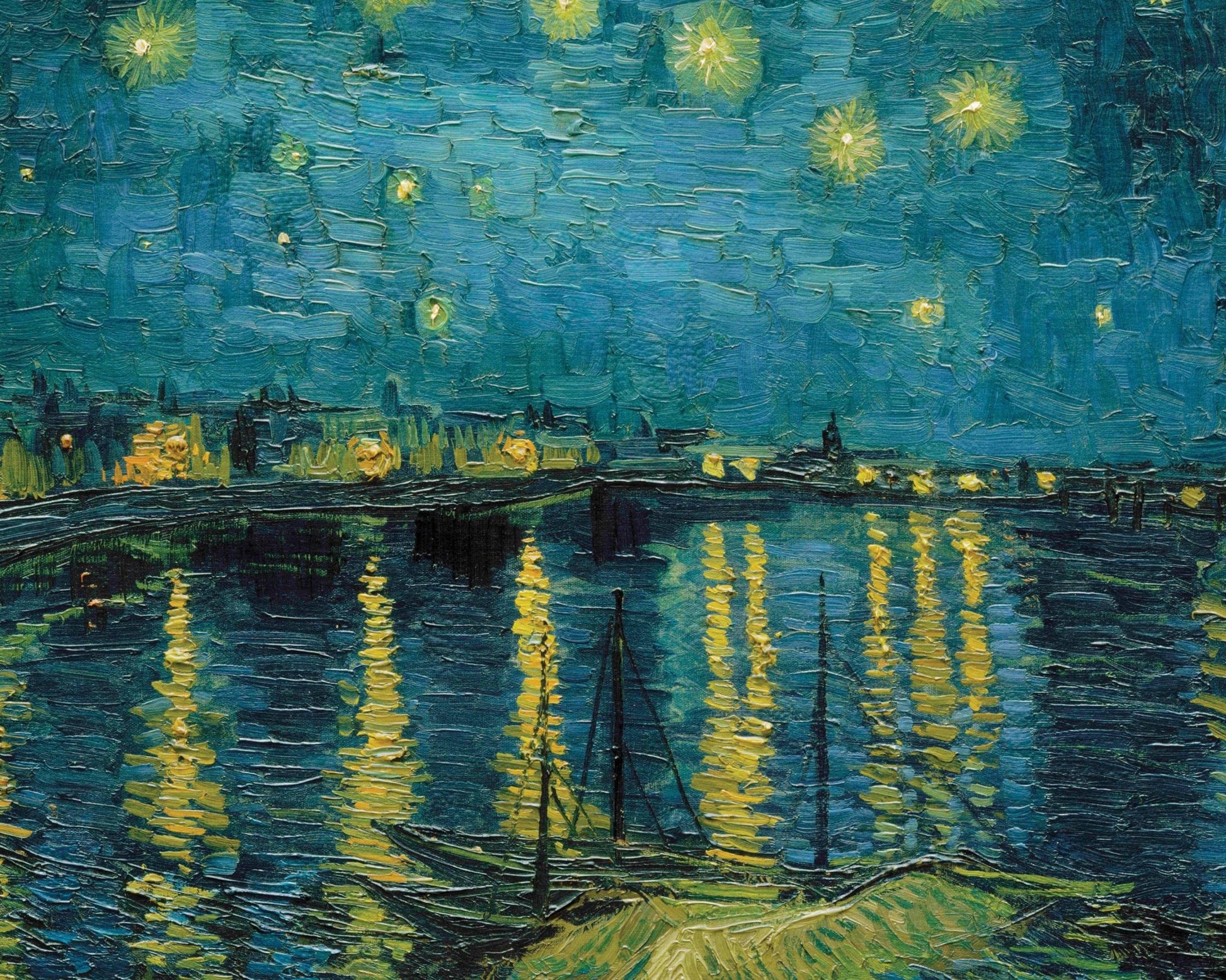 Vincent Van Gogh "Starry Night Over the Rhône" (c.1888) - Mabon Gallery