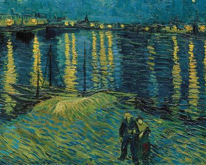 Vincent Van Gogh "Starry Night Over the Rhône" (c.1888) - Mabon Gallery