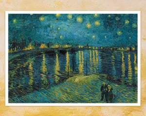 Vincent Van Gogh "Starry Night Over the Rhône" (c.1888) - Mabon Gallery
