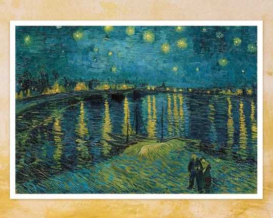 Vincent Van Gogh "Starry Night Over the Rhône" (c.1888) - Mabon Gallery