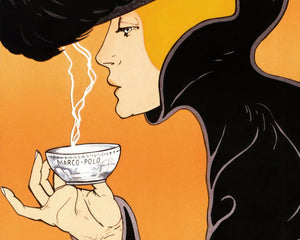 Vintage Advertising Poster "Marco Polo Theesalon" (c.1905) - Mabon Gallery