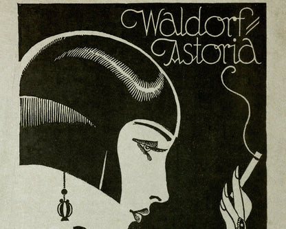Vintage Advertising Poster "Waldorf Astoria" by Henry (c.1925) - Mabon Gallery