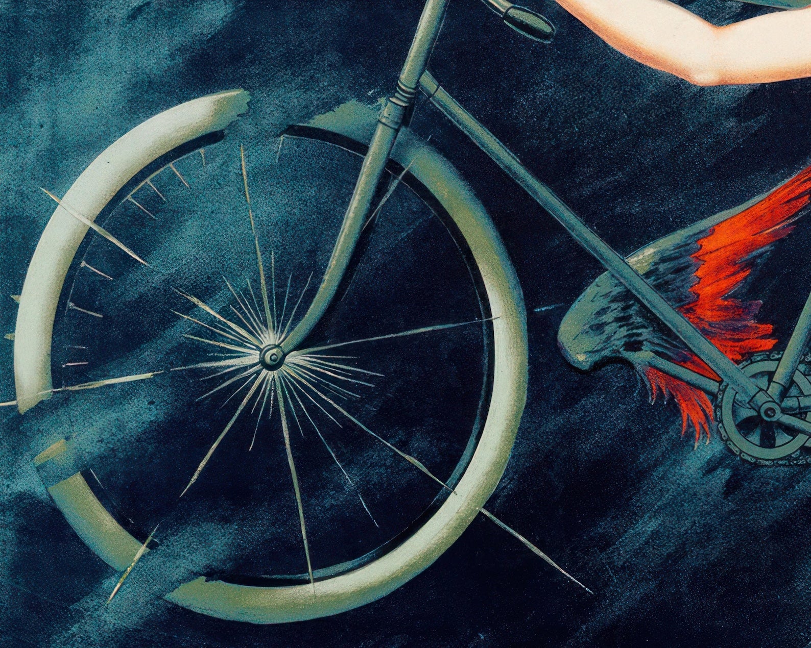 Vintage Art Nouveau Advertising Poster “Cycles Gladiator” (c.1895) - Mabon Gallery