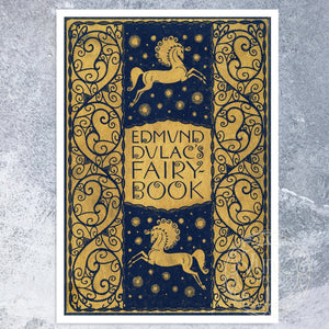 Vintage Book Cover Illustration "Edmund Dulac's Fairy Book" (c.1916) - Mabon Gallery