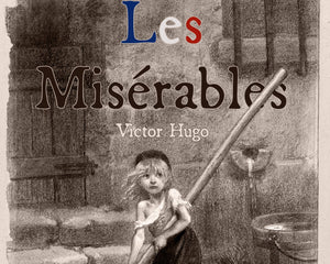 Vintage Book Illustration "Cossette" (c.1862) from Les Misérables by Victor Hugo - Mabon Gallery