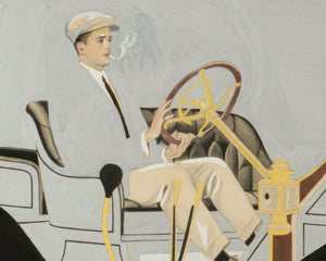 Vintage Car Advertisement "Hudson Model 20" by Coles Phillips (c.1910) - Mabon Gallery