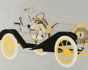 Vintage Car Advertisement "Hudson Model 20" by Coles Phillips (c.1910) - Mabon Gallery