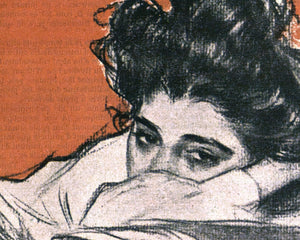 Vintage Catalan Magazine Cover "Pèl & Ploma, 12th August 1899" by Ramón Casas - Mabon Gallery