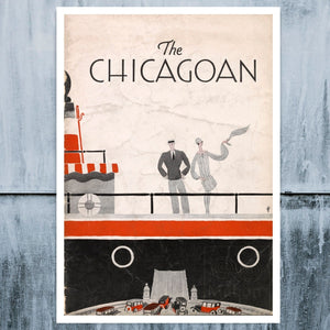 Vintage Jazz Age Magazine Cover "The Chicagoan - September 1926" - Mabon Gallery