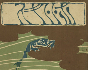 Vintage Literary Magazine Cover "Hototogisu - August 1905" - Mabon Gallery