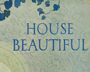 Vintage Magazine Cover "House Beautiful, June 1925" - Mabon Gallery