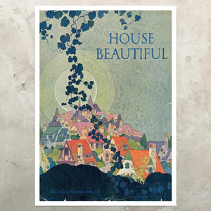 Vintage Magazine Cover "House Beautiful, June 1925" - Mabon Gallery
