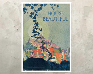 Vintage Magazine Cover "House Beautiful, June 1925" - Mabon Gallery