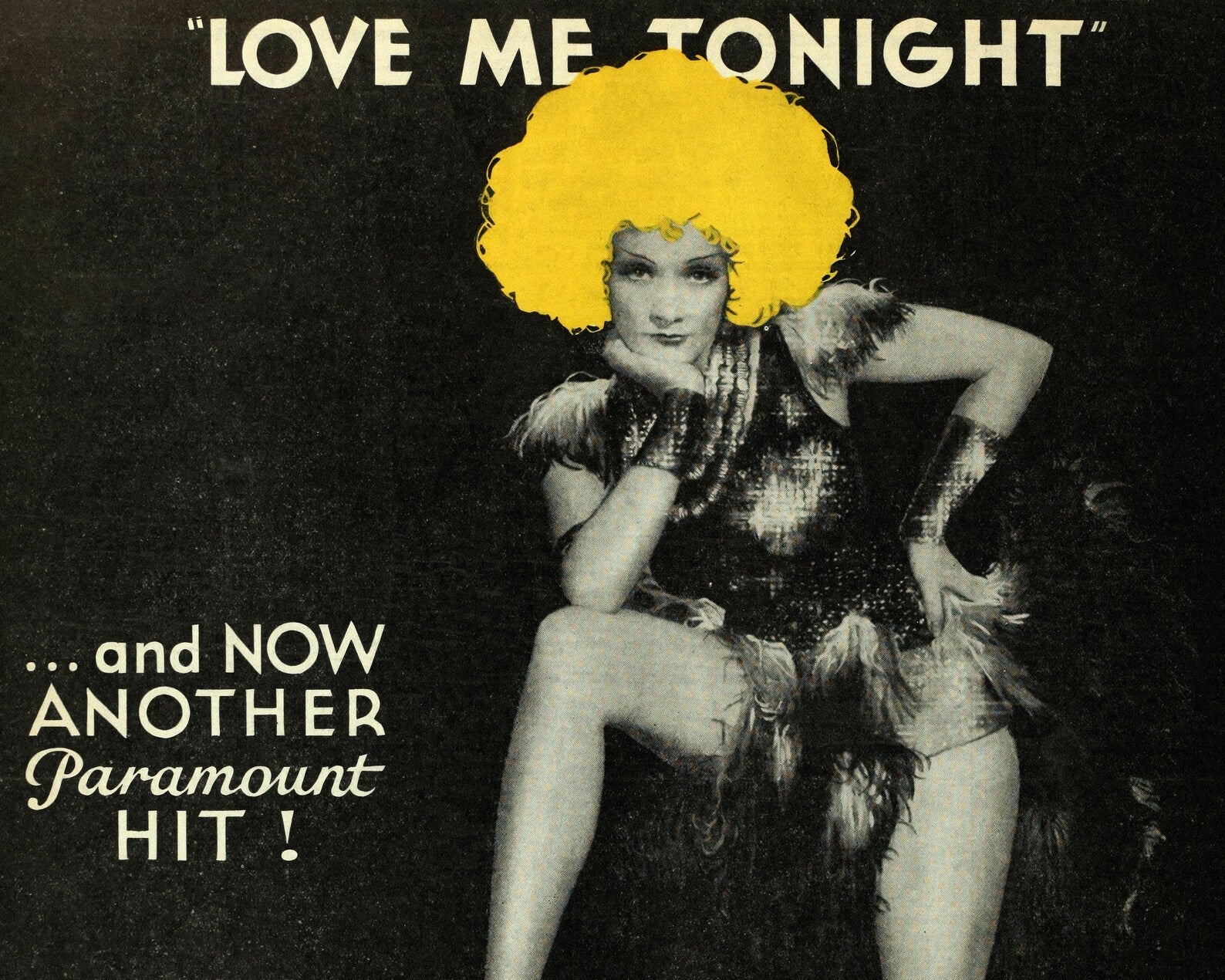 Vintage Movie Advertisement "Blonde Venus" (1932) - Mabon Gallery