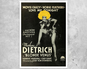 Vintage Movie Advertisement "Blonde Venus" (1932) - Mabon Gallery