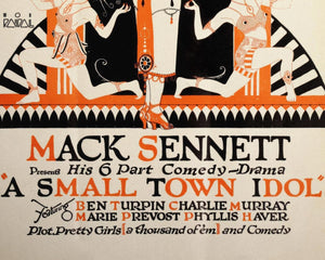 Vintage Movie Poster "A Small Town Idol" (c.1921) - Mabon Gallery