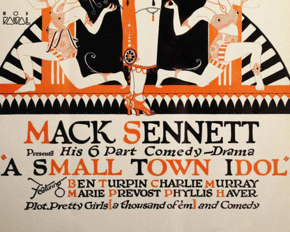 Vintage Movie Poster "A Small Town Idol" (c.1921) - Mabon Gallery
