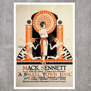 Vintage Movie Poster "A Small Town Idol" (c.1921) - Mabon Gallery