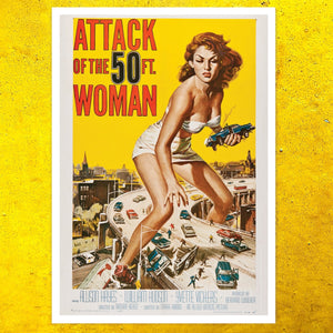 Vintage Movie Poster "Attack of the 50ft Woman" (1958) - Mabon Gallery