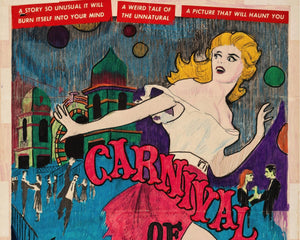 Vintage Movie Poster "Carnival of Souls" (c.1962) - Mabon Gallery