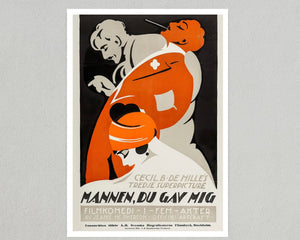 Vintage Movie Poster "Dont Change Your Husband" (1919) Silent Film with Gloria Swanson - Mabon Gallery