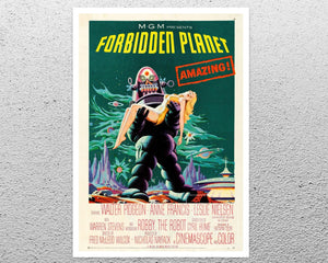 Vintage Movie Poster “Forbidden Planet” (c.1956) - Mabon Gallery