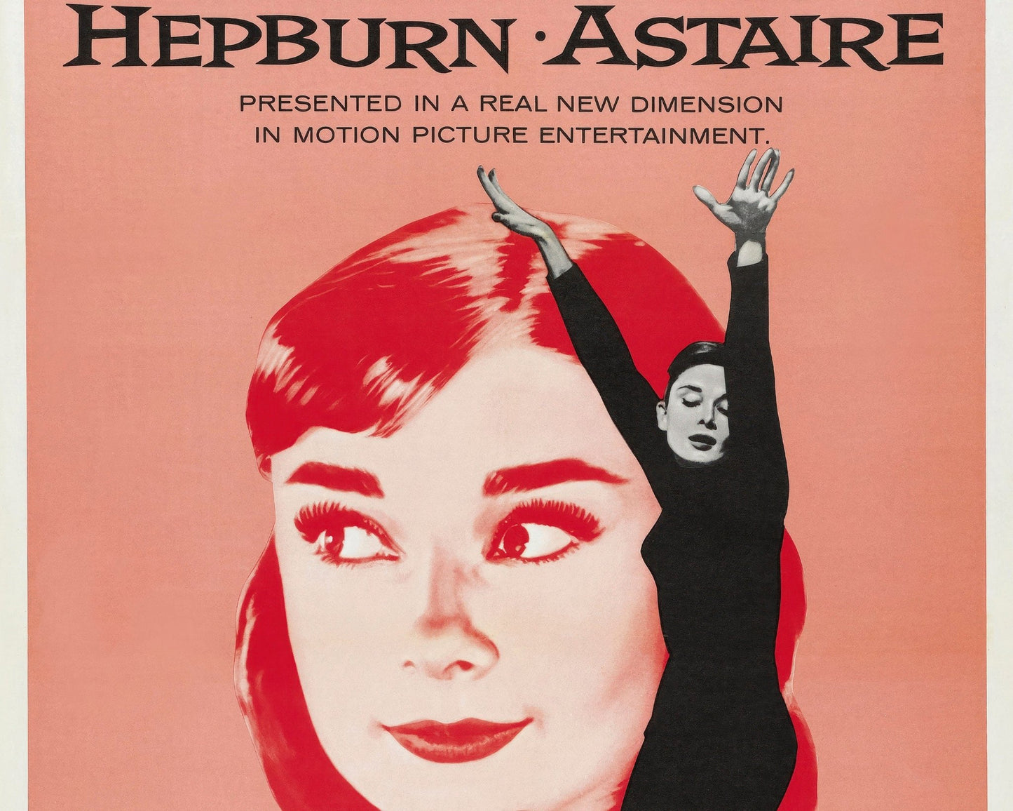 Vintage Movie Poster "Funny Face" (c.1957) - Audrey Hepburn, Fred Astaire - Mabon Gallery