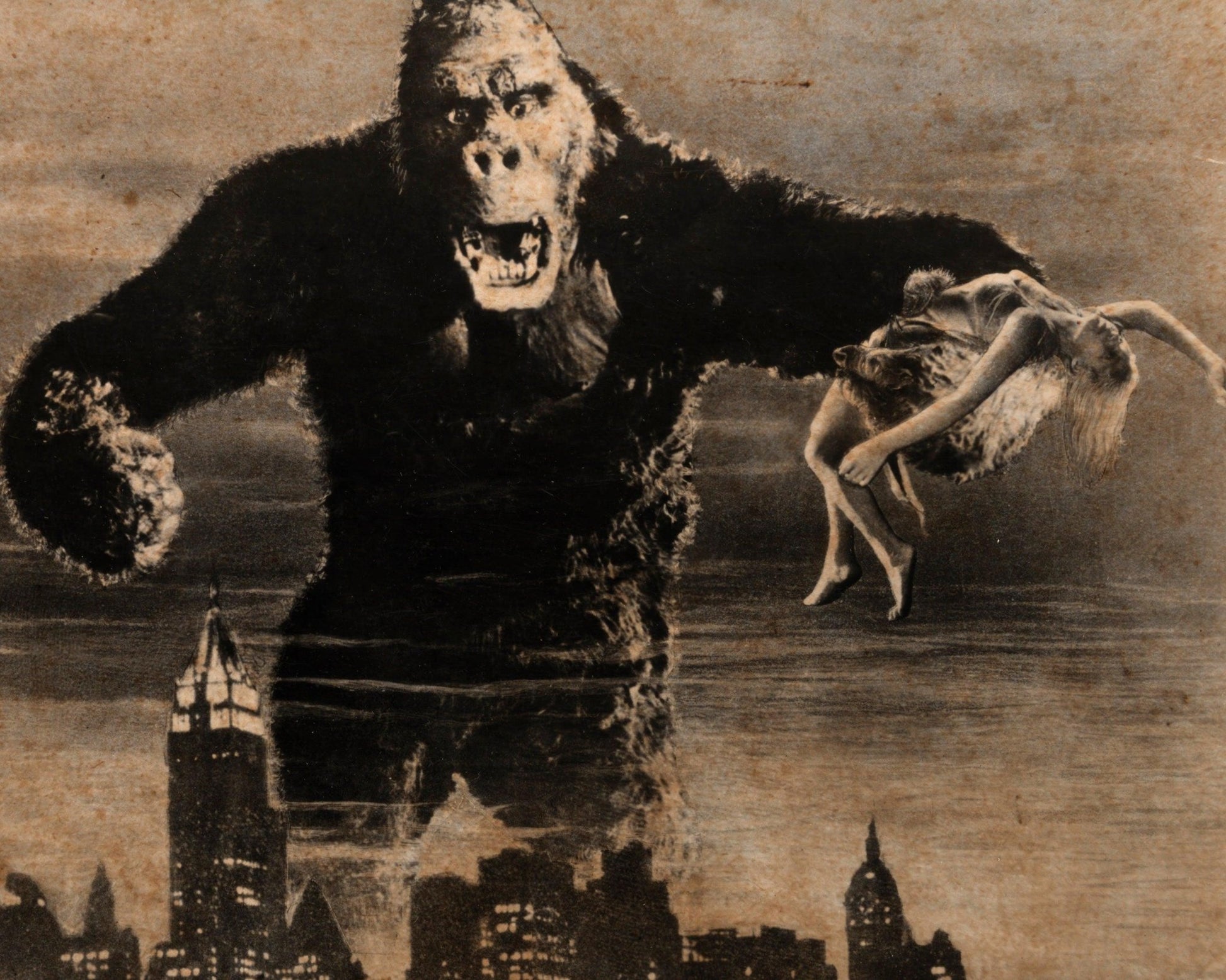 Vintage Movie Poster "King Kong" (c.1933) - Mabon Gallery