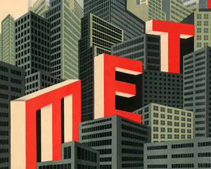 Vintage Movie Poster "Metropolis" (c.1927) Boris Bilinski - Mabon Gallery