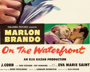 Vintage Movie Poster “On The Waterfront” (c.1954) Marlon Brando - Mabon Gallery