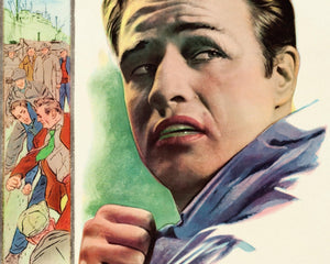 Vintage Movie Poster “On The Waterfront” (c.1954) Marlon Brando - Mabon Gallery