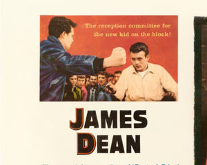 Vintage Movie Poster "Rebel Without a Cause" (c.1955) James Dean, Natalie Wood - Mabon Gallery