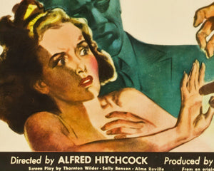 Vintage Movie Poster "Shadow of a Doubt" (1943) Alfred Hitchcock - Mabon Gallery