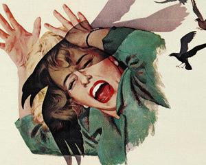 Vintage Movie Poster "The Birds" (c.1963) Alfred Hitchcock - Mabon Gallery