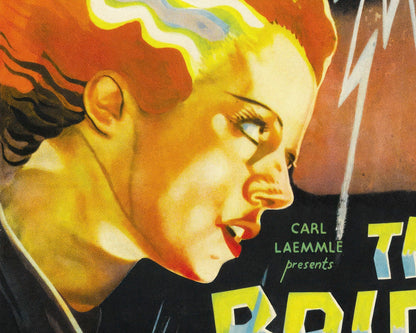 Vintage Movie Poster "The Bride of Frankenstein" (1935) - Mabon Gallery