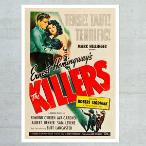 Vintage Movie Poster "The Killers" (1946) - Mabon Gallery