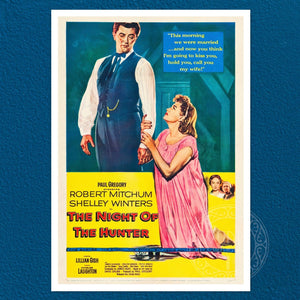 Vintage Movie Poster "The Night of the Hunter" (1955) - Mabon Gallery