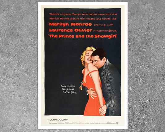 Vintage Movie Poster “The Prince and the Showgirl” (c.1957) Marylin Monroe - Mabon Gallery