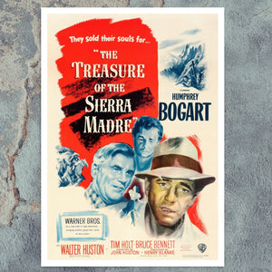 Vintage Movie Poster "The Treasure of the Sierra Madre" (1948) - Mabon Gallery