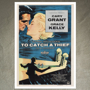 Vintage Movie Poster "To Catch a Thief" (1955) Alfred Hitchcock - Mabon Gallery