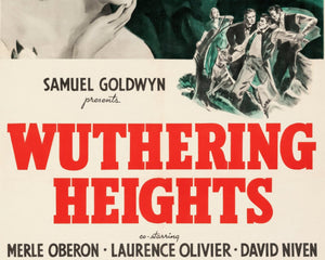 Vintage Movie Poster "Wuthering Heights" (1939) Laurence Olivier - Mabon Gallery