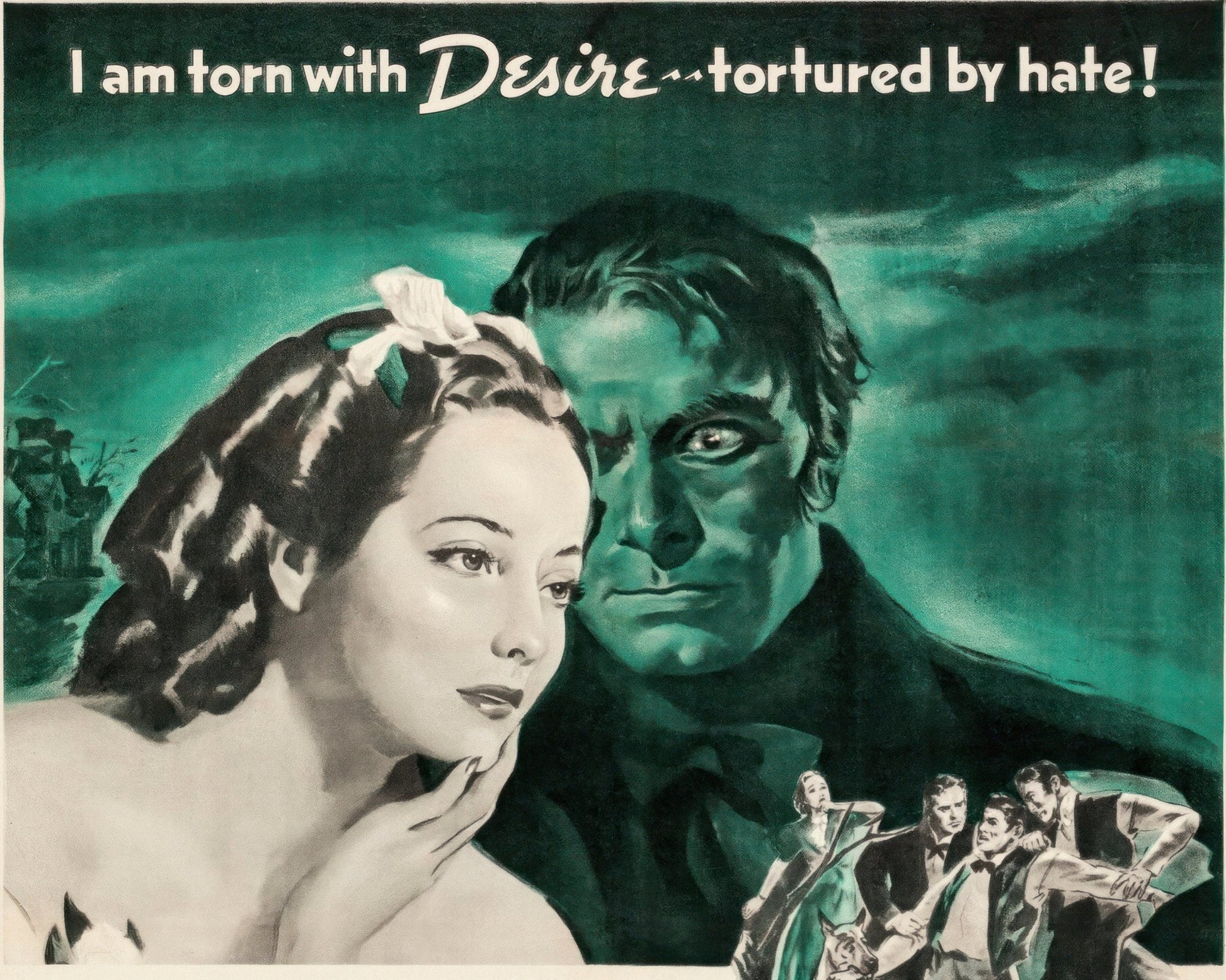 Vintage Movie Poster "Wuthering Heights" (1939) Laurence Olivier - Mabon Gallery