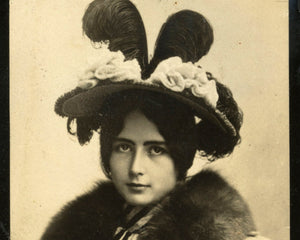 Vintage Photo Advertisement for Orion W. Lemer "Cléo de Mérode" by Paul Nadar (c.1894) - Mabon Gallery