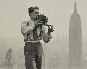 Vintage Photo Portrait “Charles C. Ebbets” (c.1932) Lunch Atop a Skyscraper - Mabon Gallery